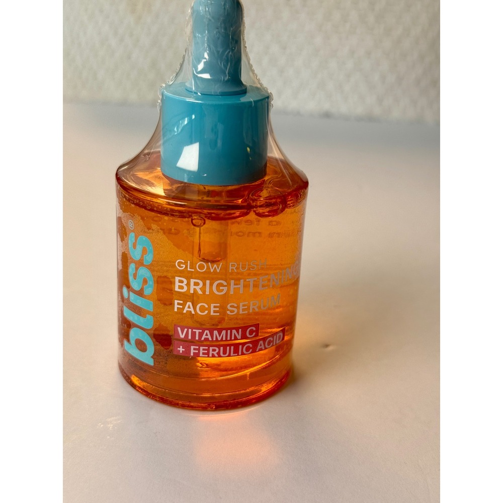 Bliss Glow Rush Brightening Face Serum Vitamin C Ferulic Acid 2.0 fl oz NEW